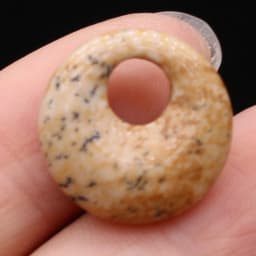 2Pcs Natural Stone Pendants Round Lapis lazuli BIg Hole India Agates Charms for Jewelry Necklace Earring Accessories 18mm