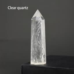 7-8cm Natural Crystal Point Quartz Rainbow Wand Crystal Column Rose Quartz Rock Mineral Specimen Home Decor Reiki Healing stone