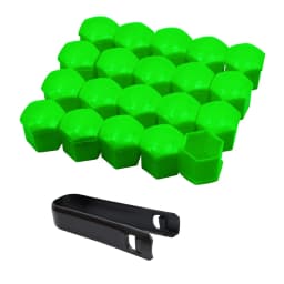 20Pcs/Set 17 19 21mm Car Wheel Nut Covers Auto Hub Screw Protection Cap Bolt Rims Auto Exterior Accessories Anti-Rust Dust Cover