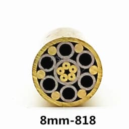 8mm Mosaic Pin Rivets for Knife Handle Screw Decorate 21 Kinds Design Exquisite Style Length 9cm