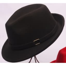 New Spring Autumn Short Brim Wool Felt Fedora Hats Retro Panama Hat Men Women Dress Hat Jazz Trilby Cap Wholesale