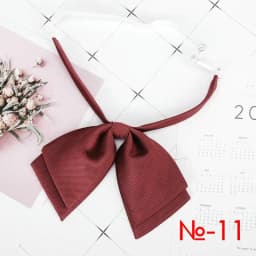 Ladies Bank New Solid Collar Bow Tie Women's Cute Bow-knot Japanese Girl Bowtie Butterfly Cravats Suits Jk Uniform Accessories