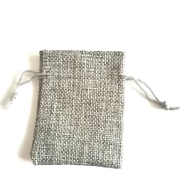 100pcs Vintage Natural Burlap Gift Bag Linen Jute Drawstring Bag Jewelry Packing Pouches Sachet Christmas Party Gift Bags