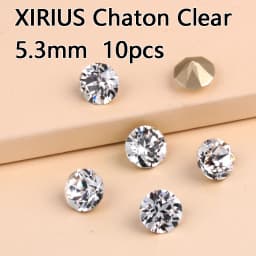 Different Shapes Super Clear 10PCS Rhinestones Glass DIY Accessories Crafts Crystal Jewels Beads For Nail Art Garment Decoration