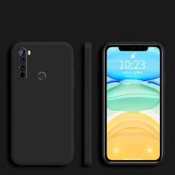 Fashion Square Frame Silicone Phone Case For Xiaomi Redmi Note 8 8T 9 9S 7 6 5 Pro 9A 9C 8A 6A 5A 4A 4X Matte Soft Back Cover