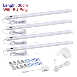5W/6W/7W LED Under Cabinet Light Hand Sweep Switch PIR Motion Sensor Lamp Under Cabinet LED Lights for Kitchen LED Night Lights