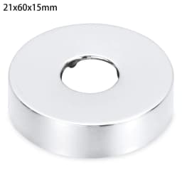 1Pcs Stainless Steel Water Pipe Wall Covers Self-Adhesive Shower Faucet Decorative Cover Chrome Finish Bathroom Accessories
