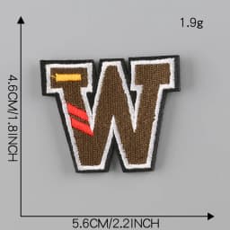 A-Z Letter Patches on Clothes magic paste Patch Military Biker Embroidery Clothing Sticker Applique 26pc Alphabet Diy Logo Brand