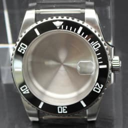 40mm Cases Men's Watch Ceramic Bezel Sapphire Glass Fit NH35 NH36 ETA 2824 Miyota 8215 Movement 28.5mm Dial Submariner Parts