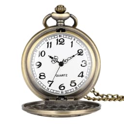 Retro Bronze "Proud To Be A Farmer " Tractor Quartz Pocket Watch Steampunk Necklace Pendant Quartz Fob Watches for Men Women