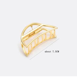 Multi Style Gold Metal Hair Claw Clips Hollow Geometric Butterfly Jaw Clips Strong Hold Non Slip Hair Crab Clamp for Women Thick