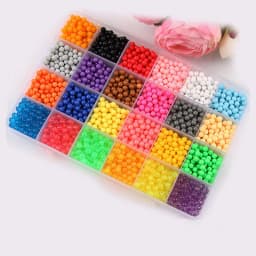 NEW DIY Water Spray Beads 24 Colors Refill Beads Puzzle Crystal Set Ball Games 3D Handmade Magic Toys for Children Manualidades