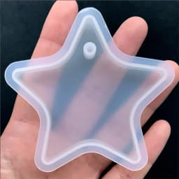 Big Scalloped Tag Silicone Mold Large Rectangular Tag Mold with Decorative Border Pressed Flower Jewellery Supplies Resin Crafts