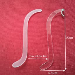 Web Celebrity Acrylic Earring Try On Stick Forecast Shop Special Tool Ear Stud Jewelry Trial Display Holder Rack for Live Stream