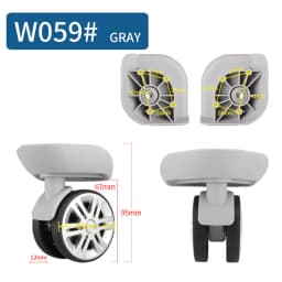 Luggage Replacement Wheels Suitcase on Wheels Replacement 14-30 Inch Luggage Accessories Silent Wheels for A  Luggage Casters