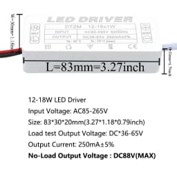 LED Driver 250mA 1-3W 3-5W 4-7W 8-12W 12-18W 18-25W 25-36W LED Power Supply Unit 250mA AC90-265V Lighting Transformers For LEDs