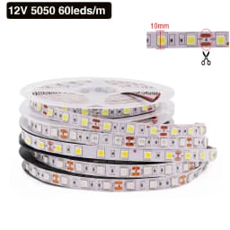 12V 24V Led Strip 5054 2835 5050 60 120 240Leds/m Waterproof Cool/Warm/Natrual White RGB Flexible LED Ribbon Tape Light Lamp 5m