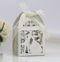25pcs Wedding Bride Bridegroom Boutique Gift Box for Guest Favors Packaging Party Valentine's Day Gifts Wrapping Boxes Wholesale