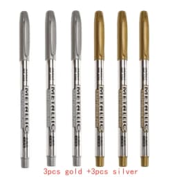 8 Colors/Set Acrylic Epoxy Resin Drawing Pen Paint Highlights Metallic Permanent Marker Graffiti Point Pen For DIY Jewelry Mold