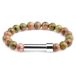 Natural Stone Couples Bracelet Secret Message Tube Notes Can Be Placed Friendship Bracelets For Women Men Charming Jewelry
