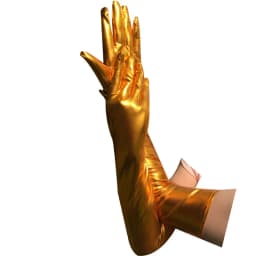 Sexy Patent Leather Long Section Gloves Cosplay Pole Dance Show Black Tight Gloves Show Party Magic Gloves
