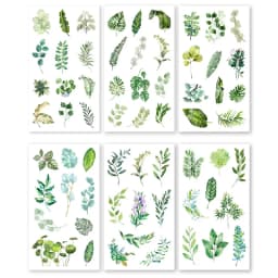 6 sheets/pack Kawaii Washi Decorative Stickers Label Scrapbooking Cute Whale Flower Girls Stationery Stickers DIY Diary Album