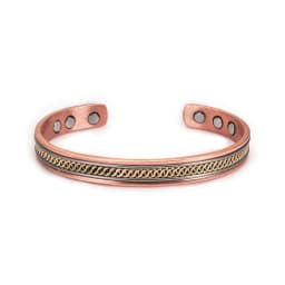 Pure Copper Magnetic Bracelet Benefits 8.3mm Adjustable Cuff High Magnet Bangles Arthritis Pain Relief Energy Jewelry Female
