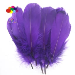 100PCS Soft Goose Feathers 5-7 Inch/13-18cm For Wedding Party Decoration Carnival Diy Facinator