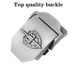SupSindy Canvas Belt 3D Russian Border Guard Troop Metal Buckle Jeans Belts for Men CCCP Army Military Tactical Belts Male Strap