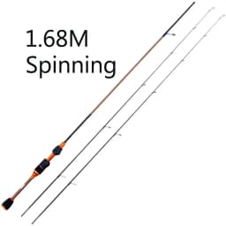 Skmially Spinning rod carbon ul 1.8m 1.68m0.8-5g ultralight casting fishing rod fishing accessories vara de pesca