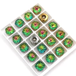 10pcs/Bag 8mm/10mm Fat Square Shape Glass Strass Crystal Sewing Claw Rhinestones Diy Clothing Accessories