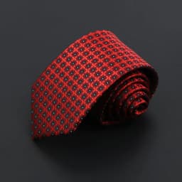 New Men's Ties Solid Color 7cm Jacquard Luxury Necktie Accessories Simplicity For Daily Wear Cravat Wedding Party Gift For Man