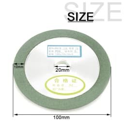 Diamond Grinding Wheel 100mm/125mm/150mm Circle Cutting Discs Grit 150-400 For Tungsten Steel Milling Cutter Sharpener Grinder