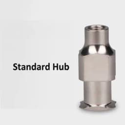 Split Stainless Steel 303 Precision Tapered Dispensing Tip (because of "split", you have to buy the Tip and the Hub separately)