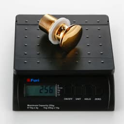 Brushed Gold Basin Sink Drain Corrosion Resistant Easy To Clean Pop Up Drainer Button Round Hole Bathroom Hotel