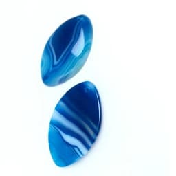 Natural Stone Purple Green Blue Black Striped Agates Beads Marquise Cabochons Stone Pendant 28x45mm For Jewelry Making