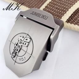 Maikun Metal Automatic Buckle Canvas Belts for Men Military Tactical Men Belt Casual Style Men Belt