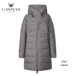 GASMAN 2022 Women Winter Jacket Long Winter Thick Coat Women Hooded Down Parka Warm Female Clothes Winter 5XL 6XL 180