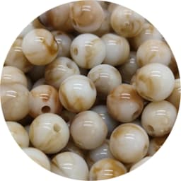 6 8 10 mm Imitation Stone Round Acrylic Beads Clouds Effect Garment Accessory