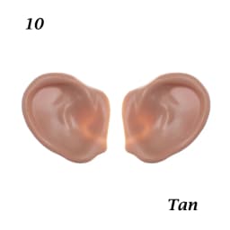 1Pc New Blyth Doll icy toy ears toy white natural tan dark and super black skin only ears Dolls Accessories