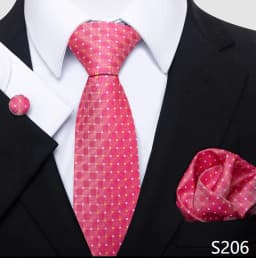 Newest Style Holiday Present 100% Silk Tie Pocket Squares Cufflink Set Necktie Men Dark Blue Wedding Accessories Office Cravat