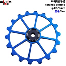 2021 New Bicycle Ceramics Rear Derailleur 14T 15T 16T 17T 18T Jockey Wheel Road MTB Guide Bike Ceramics Bearing Bicycle Parts