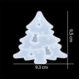 New Christmas Multi Shapes Snowflake Pendant Silicone Mold Hanging Epoxy Resin Mould For DIY Christmas Tree Decor Jewelry Making