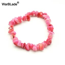 Natural Gem Stone Bracelet Amethyst Irregular Stretch Chip beads Nuggets Quartz Bracelets Bangles Crystal Wristband For Women