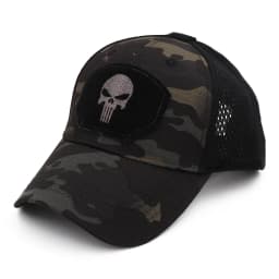 KOEP New Mesh Punisher Baseball Cap Fishing Caps Men Outdoor Camouflage Jungle Hat Hiking Casquette Hats