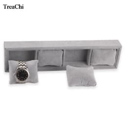 4/8/12 Grids Watch Display Stand Bracelet Holder Organizer Watches Storage Jewelry Pillow Holder Jewelry Display Tray