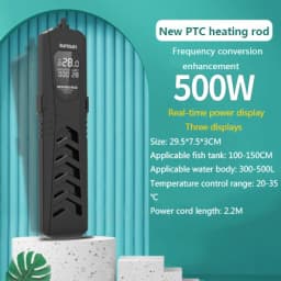 NEW SUNSUN PTC High-Power Fish Tank Explosion-Proof Heating Rod Heating Rod Aquarium Heater Automatic Constant Temperature