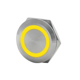 12/16/19/22/25/28/30mm Short Stroke Mini Waterproof Metal Push Button Switch Power Led Light Momentary 5V 12V 24V 220V Red Blue