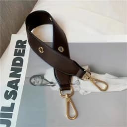 PU Leather Rivet Bag Strap Women Shoulder Crossbody Bag Belt Solid Wide Strap Bag Part Accessories Female Messenger Bag Strap