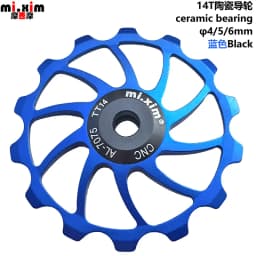 2021 New Bicycle Ceramics Rear Derailleur 14T 15T 16T 17T 18T Jockey Wheel Road MTB Guide Bike Ceramics Bearing Bicycle Parts